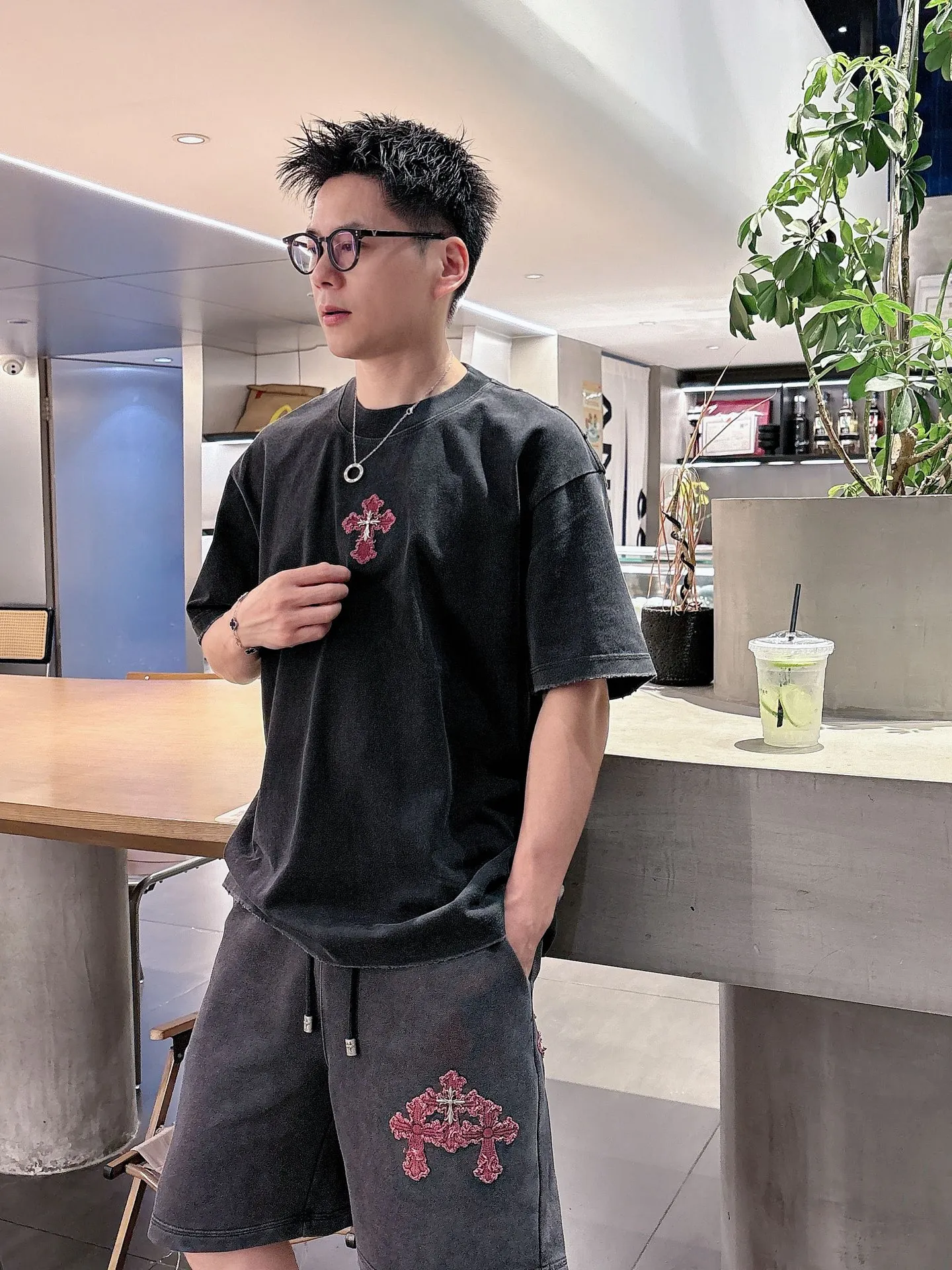 New Arrival Sizes:M~3x :Black White Gray :6802+2809